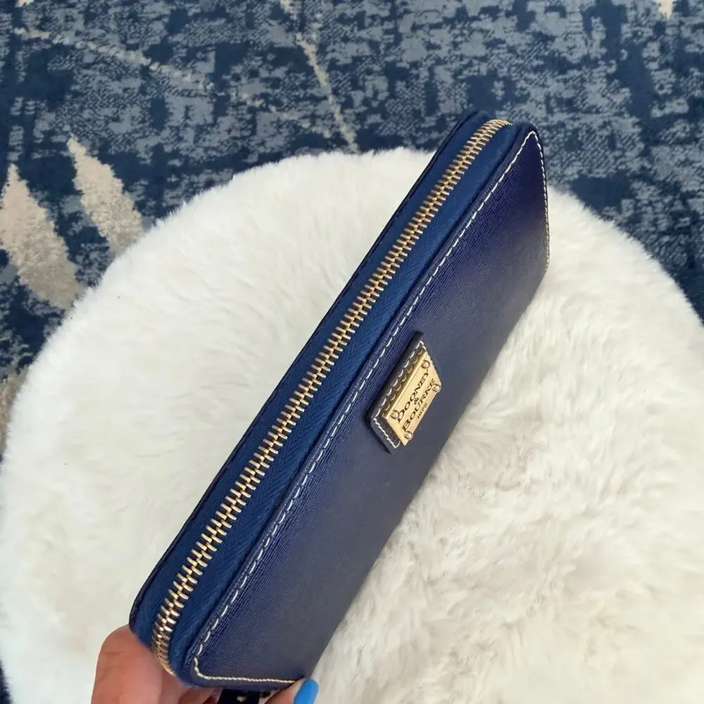 Dooney & Bourke leather zip around wallet